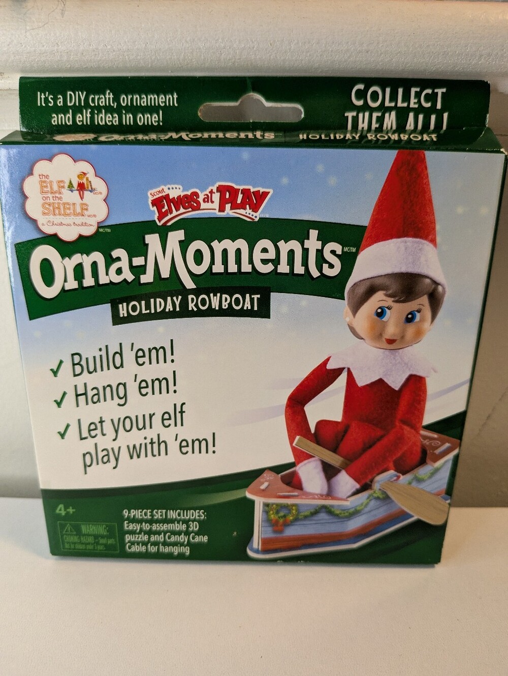 Elf on the Shelf Orna-Moments Holiday Rowboat DIY Ornament Kit